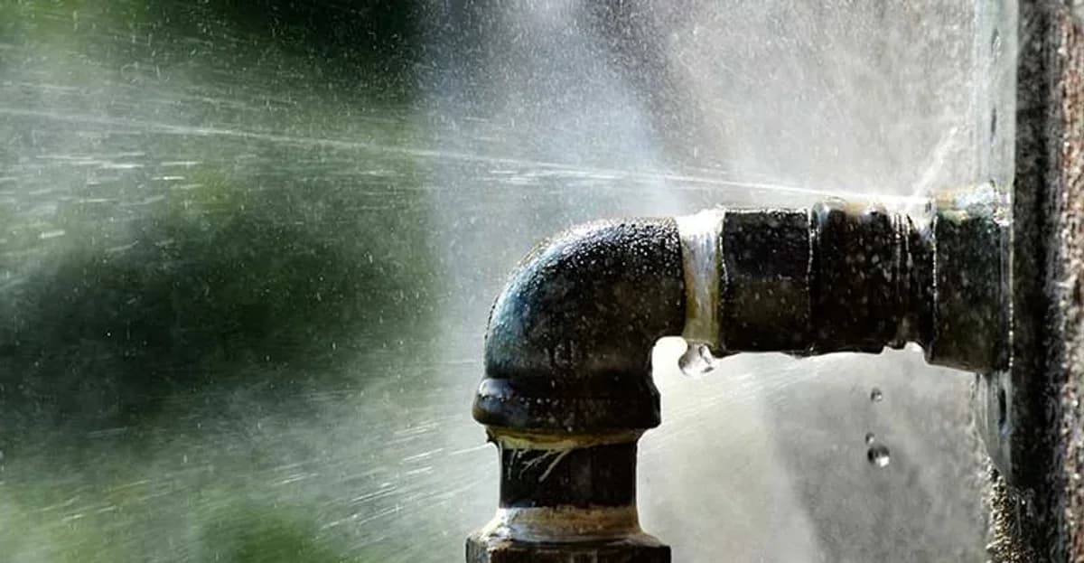 Severn Trent approved contractor inspecting a leaking water supply pipe at a Coventry property